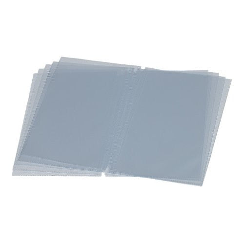 Porta menù Vermes MC TIA4 SECURIT Set 10 inserti doppi A4 Trasparente