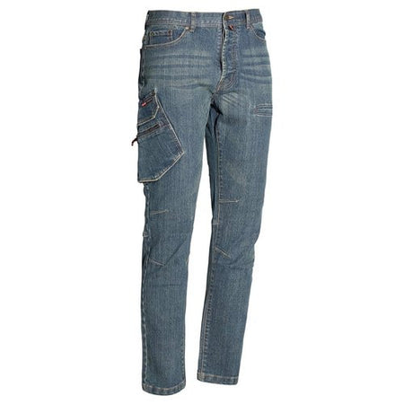 Pantaloni lavoro Issaline 8025BP 040 XL STRETCH LINE Pockets Blu