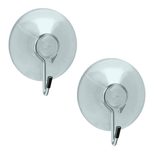 Gancio a ventosa Metaltex 29 50 02 Trasparente