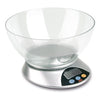 Bilancia cucina Kaufgut 033347 EVA 5584 Silver e Clear