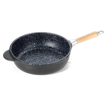 Padella Antik Ars 68.32PS PIERRESTONE alta con manico amovibile Nero