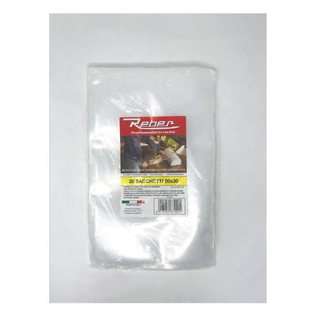 Sacchetti sottovuoto Reber 6722N Goffrati 20x30cm Clear