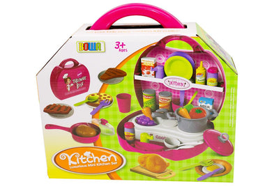 Valigetta con piano cottura e accessori Kidz Corner