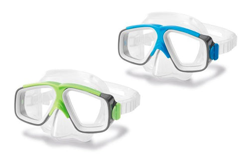 Maschera sub bioculare Surf rider Intex