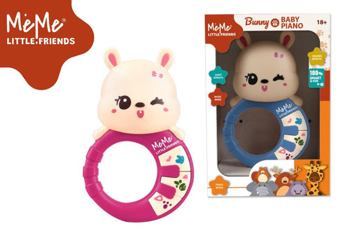 Little Friends Bunny Baby Piano Sonaglio 2 assortimenti