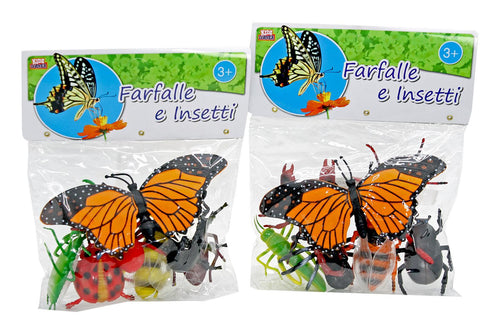 Insetti e Farfalle 6 pezzi