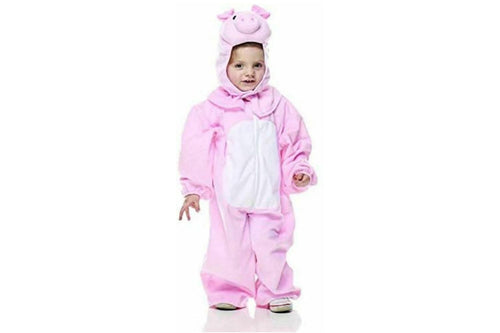 Costume Crazy Pets Maialino 2-3 anni