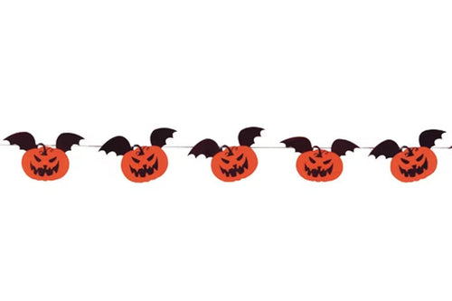 Festone Pipistrello e Zucca in eva