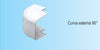 First profilfreddo angolo esterno per canalina 65x50mm