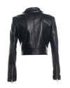 Chiodino Bis - Chiodo Donna Nero in vera pelle