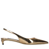 Dolce & Gabbana Scarpe con Tacco Oro da donna