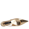 Dolce & Gabbana Scarpe con Tacco Oro da donna