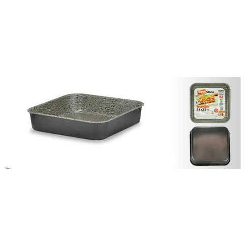 Teglia Mamù HAPSTTEGATXX2020H HAPPY STONE alta Grigio pietra