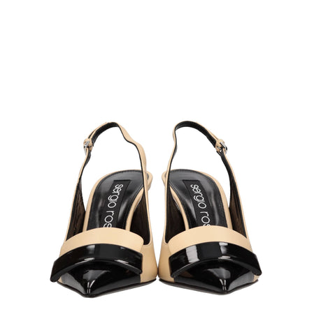 Sergio Rossi Scarpe con Tacco Beige da donna