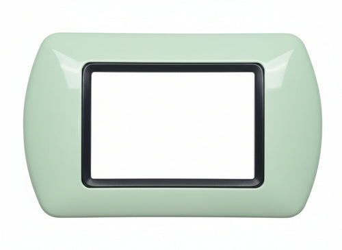 PLACCA PLACCHETTA IN ABS COMPATIBILE LIVING INTERNATIONAL VERDE PASTELLO