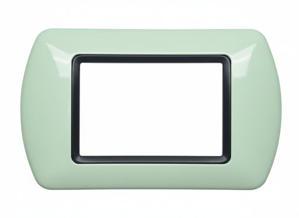 PLACCA PLACCHETTA IN ABS COMPATIBILE LIVING INTERNATIONAL VERDE PASTELLO