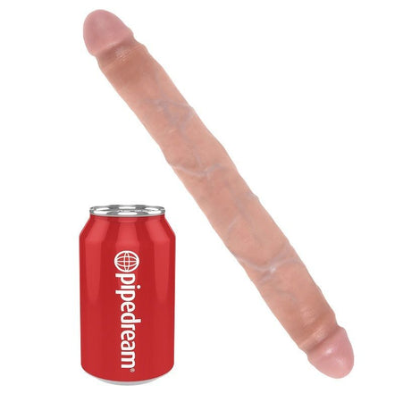 Doppio Stimolatore Maxi King Cock 12" 30 cm Rosa Cipria - Pipedream