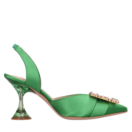FRANCESCO SACCO Scarpe con Tacco Verde da donna
