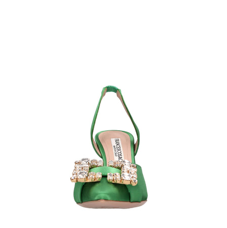 FRANCESCO SACCO Scarpe con Tacco Verde da donna