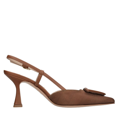FRANCESCO SACCO Scarpe con Tacco Marrone da donna