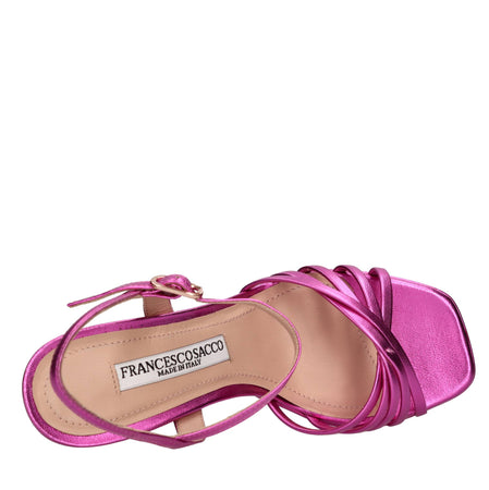 FRANCESCO SACCO Sandali Fucsia da donna