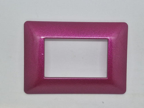 PLACCHE COMPTIBILI MATIX ROSSO CICLAMINO METALLIZZATO IN ABS PER SCATOLE RETTANGOLARI SERIE LUXURY
