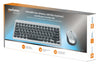 Kit Mini Tastiera Slim e Mouse 1200 Dpi Wireless, MWK4095