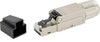 Plug RJ45 Cat.8 Schermato STP Tooless