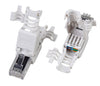 Plug Cat.6A RJ45 UTP Toolless con Copriconnettore