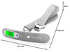 Pesa Valigie Digitale Capacità 50 kg Silver