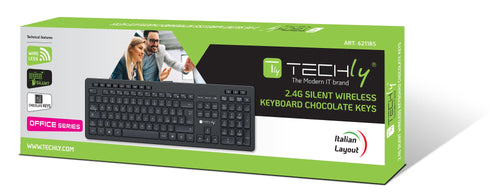 Tastiera Wireless Layout Italiano Nero