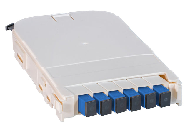 Scatola di Giunzione Fibra Ottica Modulo FTTH con 6 Adattatori Ceramici SC OM3