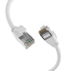 Cavo di Rete Patch in Rame Cat.6A U/FTP TPE 4mm Ultraflex Bianco 0,25m