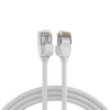 Cavo di Rete Patch in Rame Cat.6A U/FTP TPE 4mm Ultraflex Bianco 0,5m