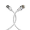 Cavo di Rete Patch in Rame Cat.6A U/FTP TPE 4mm Ultraflex Bianco 1m