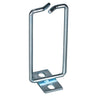 Anello Passacavi Frontale 40x80 mm in Acciaio Zincato per Armadi Rack