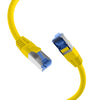 Cavo di Rete Patch in Rame Cat.6A S/FTP TPE Cat.7 Ultraflex Giallo 0,15m