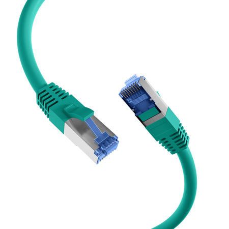 Cavo di Rete Patch in Rame Cat.6A S/FTP TPE Cat.7 Ultraflex Verde 1m