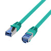 Cavo di Rete Patch in Rame Cat.6A S/FTP TPE Cat.7 Ultraflex Verde 1m