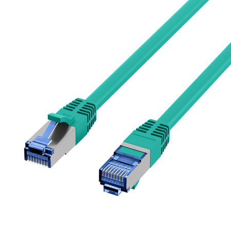Cavo di Rete Patch in Rame Cat.6A S/FTP TPE Cat.7 Ultraflex Verde 1m