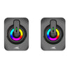Set Speaker 3.5mm Stereo USB con LED, SEASHELL