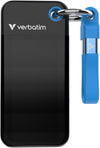 Pocket SSD Portachiavi con Attacco per Cavo USB-C&trade 1TB Nero Blu