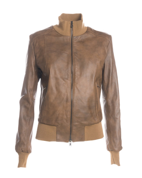 Bomber Donna - Bomber Donna Cuoio in vera pelle