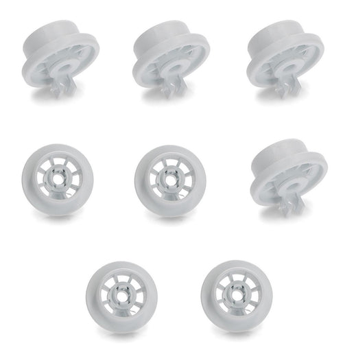 8 PZ RUOTE RUOTA CESTELLO LAVASTOVIGLIE BOSCH 00165314, 165314, 170838,