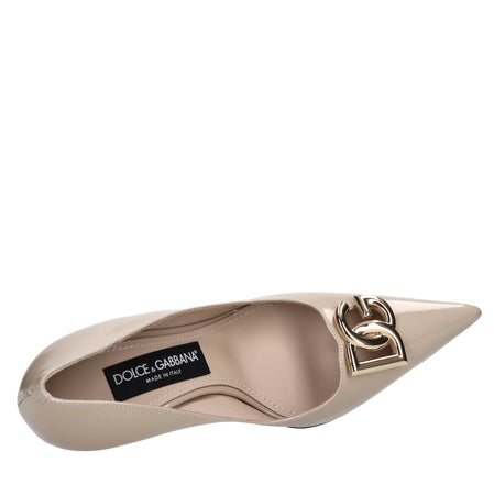 Dolce &amp; Gabbana Scarpe con Tacco Beige da donna