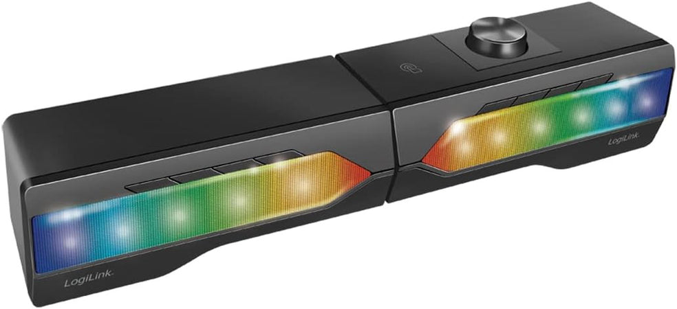 2 in 1 Gaming Sound System Soundbar e Speakers Bluetooth v5.0 Illuminazione RGB