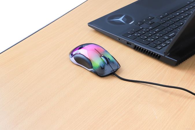 Mouse Ottico USB 12800 Dpi Retroilluminazione LED RGB