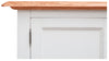 Biscottini Credenza Country 135x45x92 Biscottini Tiglio Bianco Anticato Piano Naturale