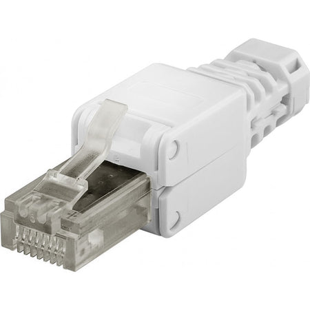 Plug Cat.6A RJ45 UTP Toolless con Copriconnettore