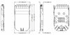 Scatola di Giunzione Fibra Ottica Modulo FTTH con 6 Adattatori Ceramici SC OM3